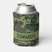 Camouflage Monogrammed Koelbox Blikjeskoeler (Blikje Achterkant)