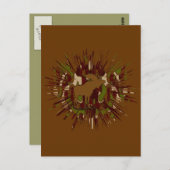 Camouflage Moose Break-out Camo Briefkaart (Voorkant / Achterkant)