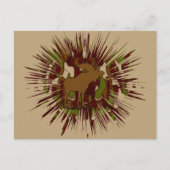 Camouflage Moose Break-out Camo Briefkaart (Voorkant)