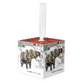 Camouflage Moose Decoratie (Voorkant hoekig)