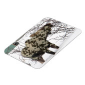 Camouflage Moose Magneet (Linkerzijde)