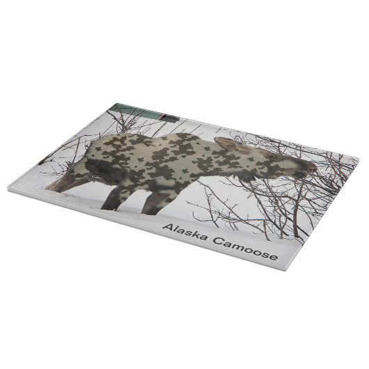 Camouflage Moose Snijplank (Hoek)