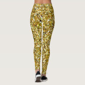 Camouflage Mosaic (Groen en Bruin) (Versie 1) Leggings (Achterkant)
