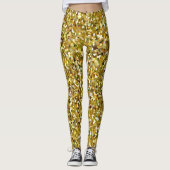Camouflage Mosaic (Groen en Bruin) (Versie 1) Leggings (Voorkant)