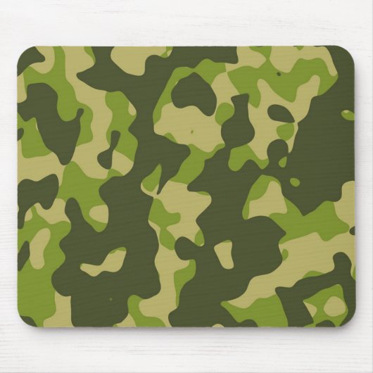 Camouflage Mousepad Muismat (Voorkant)