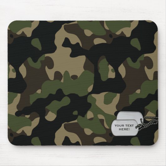  camouflage-muisblok muismat (Voorkant)