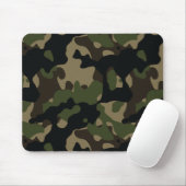 Camouflage-muisblok — niet-ID-label Muismat (Met muis)