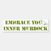 Camouflage Murdock Bumpersticker (Voorkant)