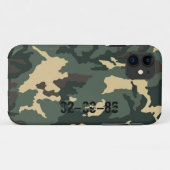 Camouflage Muster Case-Mate iPhone Case (Achterkant (horizontaal))