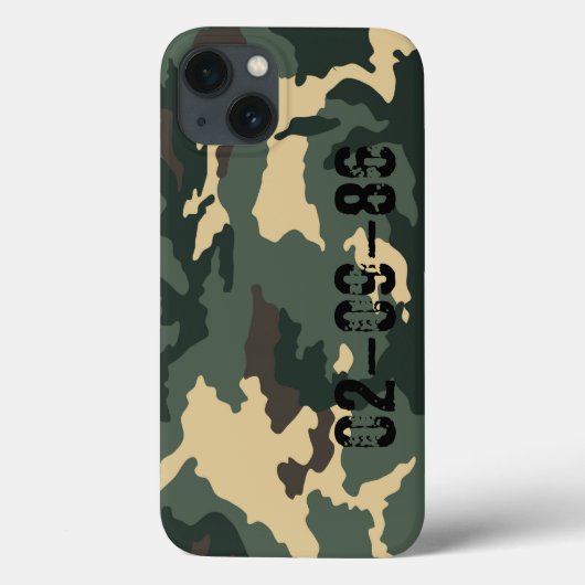 Camouflage Muster Case-Mate iPhone Case (Achterkant)