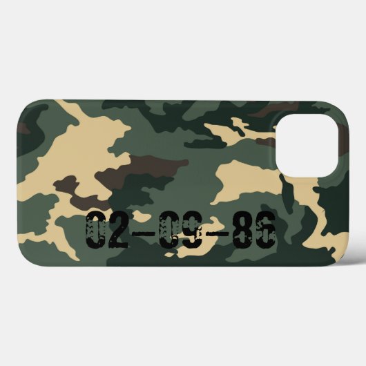 Camouflage Muster Case-Mate iPhone Case (Achterkant (horizontaal))