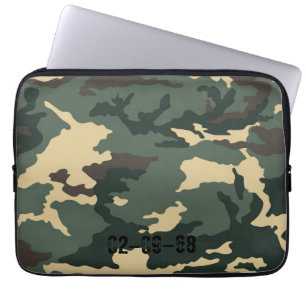 Camouflage Muster iPad Mini Hoesje Laptop Sleeve