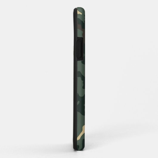 Camouflage Muster iPhone Case (Achterkant/rechts)