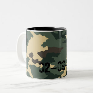 Camouflage Muster-Sleeve voor iPads koffie-Mok Tweekleurige Koffiemok