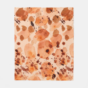 Camouflage naadloos patroon met natuurlijke khaki  fleece deken