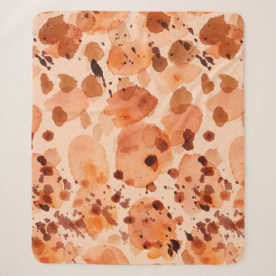 Camouflage naadloos patroon met natuurlijke khaki sherpa deken
