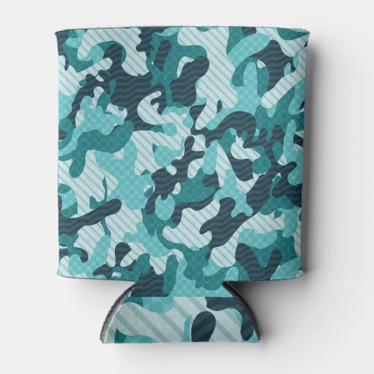 Camouflage: naadloze achtergrond. blikjeskoeler (Voorkant)
