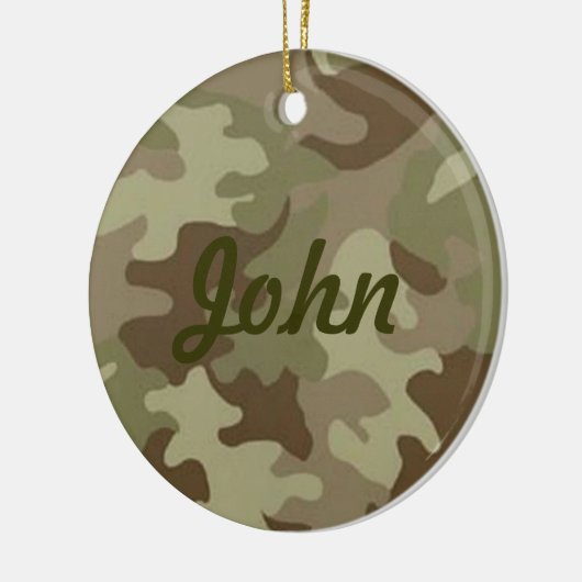 Camouflage Naam Ornament (Links)