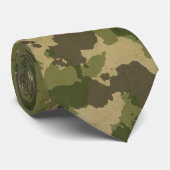 Camouflage Necktie Stropdas (Opgerold)