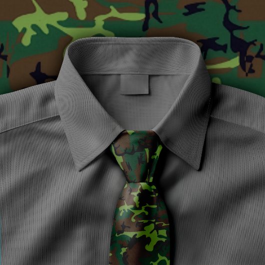 Camouflage Necktie Stropdas