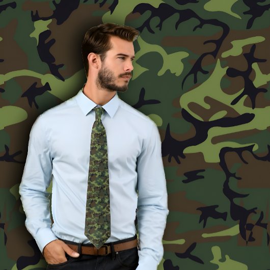 Camouflage Necktie Stropdas