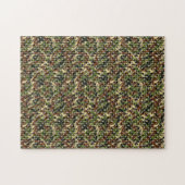 Camouflage Net Jigzaag Puzzle Legpuzzel (Horizontaal)