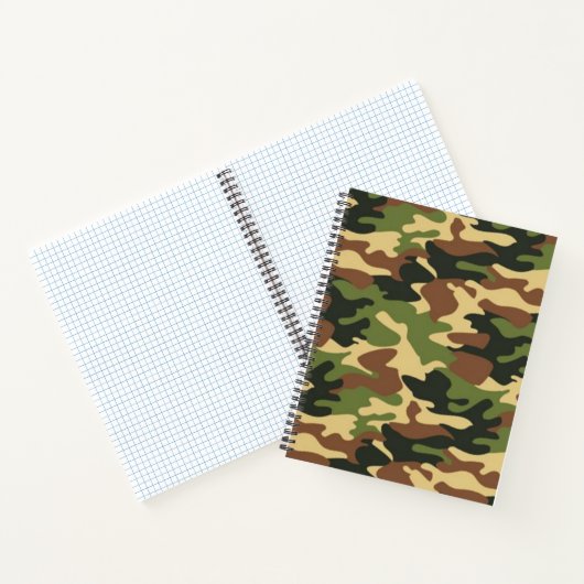 camouflage notitieboek (Binnen)