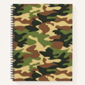 camouflage notitieboek (Voorkant)
