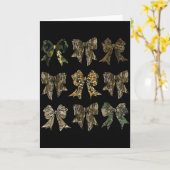 Camouflage Old Camo Bow Camo Coquette Bow Hunting  Kaart (Gele Bloem)