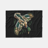 Camouflage Old School Camo Coquette Bow Duck Hunti Fleece Deken (Voorkant (Horizontaal))