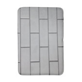 Camouflage-ondergrondse tegels badmat (Voorkant Verticaal)