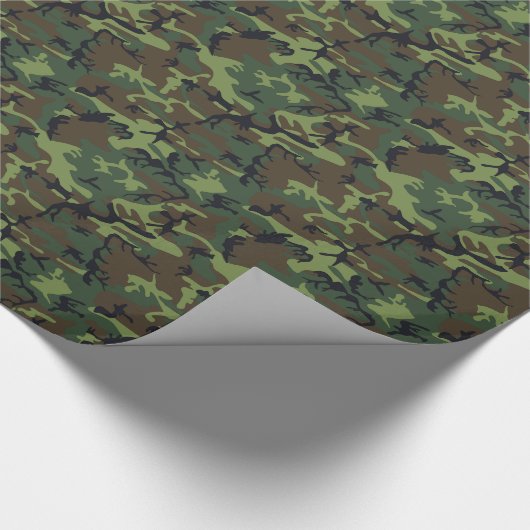 Camouflage-ontwerp Cadeaupapier (Hoek)