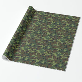 Camouflage-ontwerp Cadeaupapier