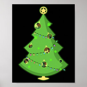 Camouflage Ontwerp Camo Kerstmis Poster