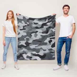 Camouflage-ontwerp Fleece Deken