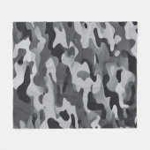 Camouflage-ontwerp Fleece Deken (Voorkant (Horizontaal))