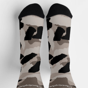 Camouflage-ontwerp sokken