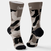 Camouflage-ontwerp sokken (Gebogen)