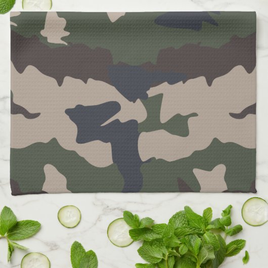 Camouflage-ontwerp Theedoek (Gevouwen)