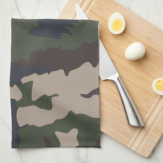 Camouflage-ontwerp Theedoek (Quarter Fold)