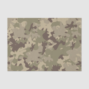 Camouflage-ontwerp Tissuepapier