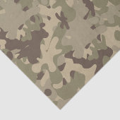 Camouflage-ontwerp Tissuepapier (Detail)