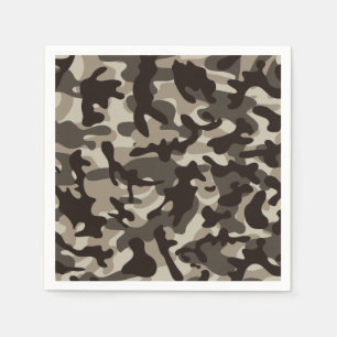 Camouflage op korte afstand servet