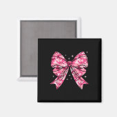 Camouflage Oude Camo Bow Camo Coquette Bow Hunting Magneet (Voorkant / Achterkant)