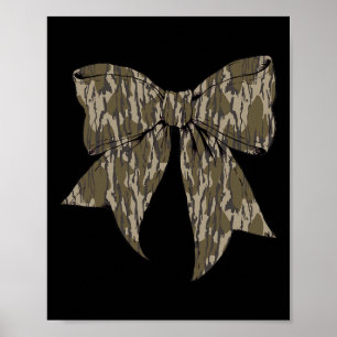Camouflage Oude Camo Bow Camo Coquette Bow Hunting Poster