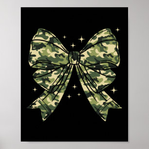 Camouflage Oude Camo Bow Camo Coquette Bow Hunting Poster