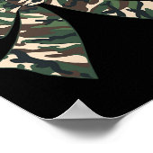 Camouflage Oude Camo Bow Camo Coquette Bow Hunting Poster (Hoek)