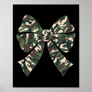 Camouflage Oude Camo Bow Camo Coquette Bow Hunting Poster