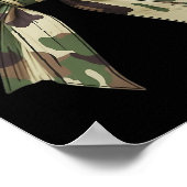 Camouflage Oude Camo Bow Camo Coquette Bow Hunting Poster (Hoek)