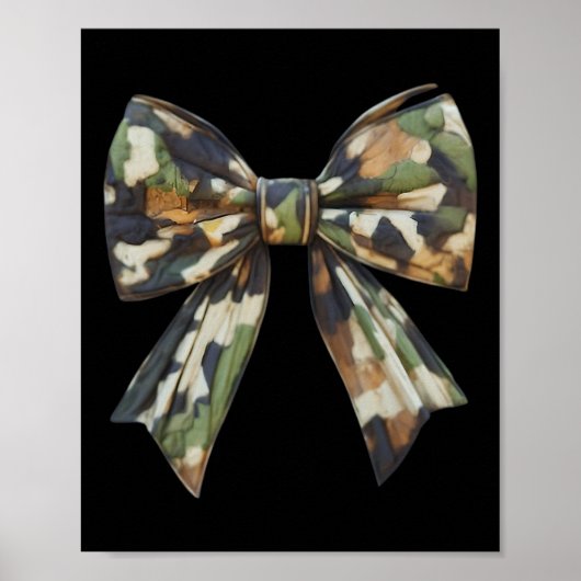 Camouflage Oude Camo Bow Camo Coquette Bow Hunting Poster (Voorkant)